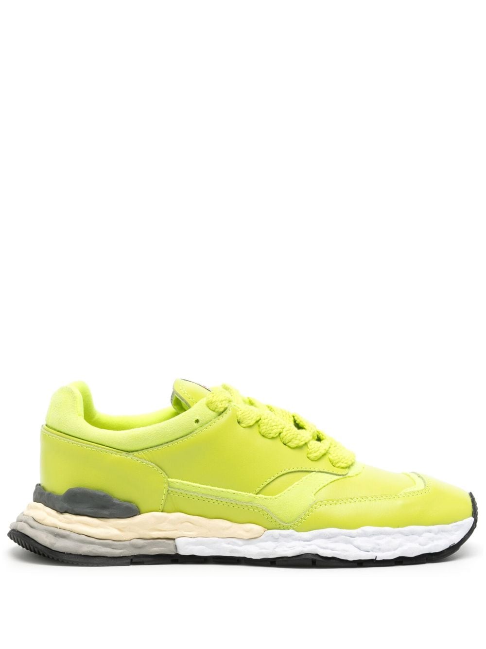 Maison MIHARA YASUHIRO George OG Sole leather sneakers - Green von Maison MIHARA YASUHIRO