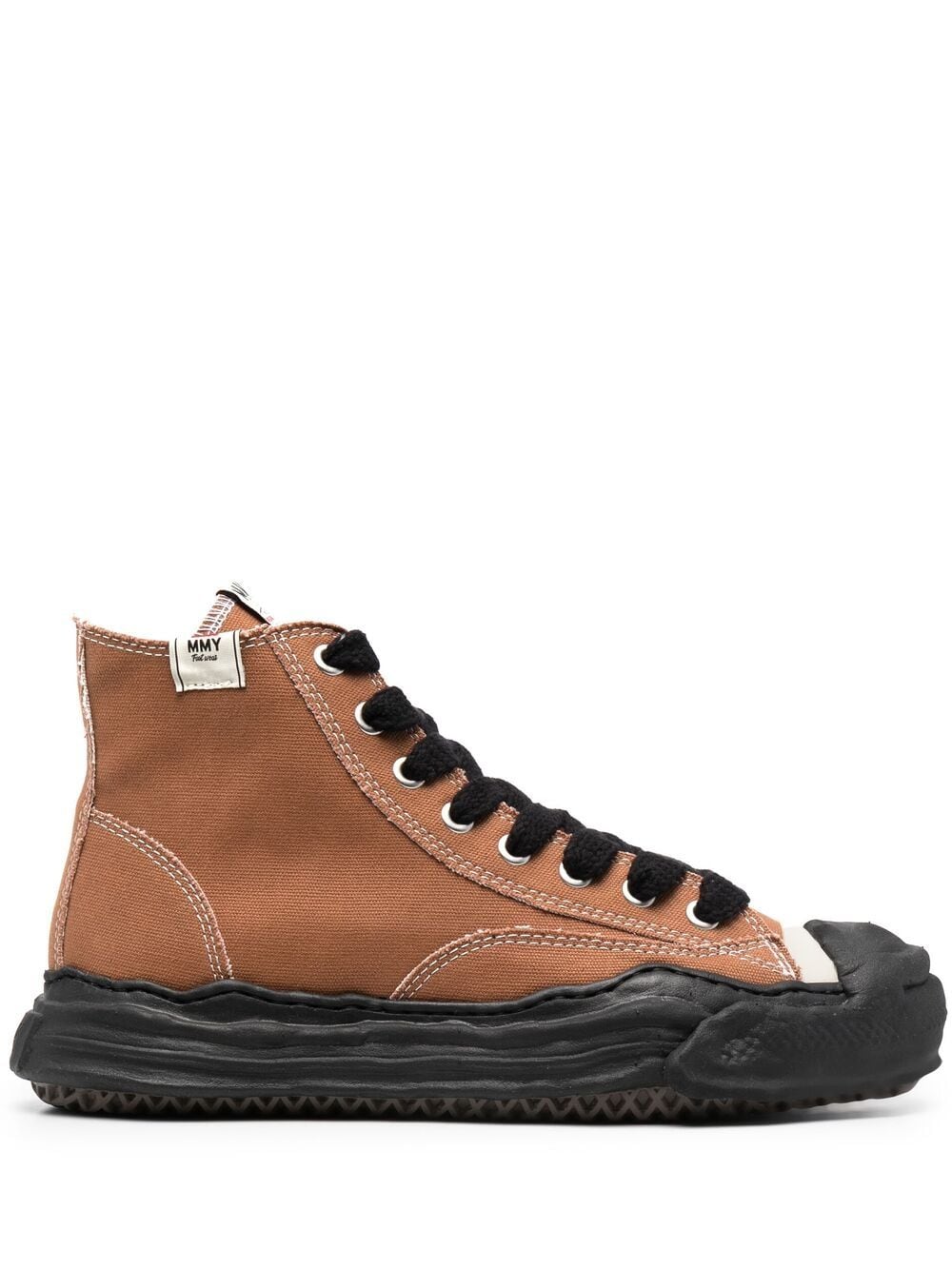 Maison Mihara Yasuhiro Original Sole hi-top sneakers - Brown von Maison Mihara Yasuhiro