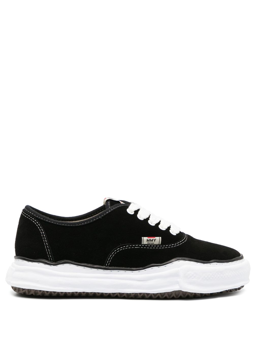 Maison MIHARA YASUHIRO logo-patch low-top sneakers - Black von Maison MIHARA YASUHIRO