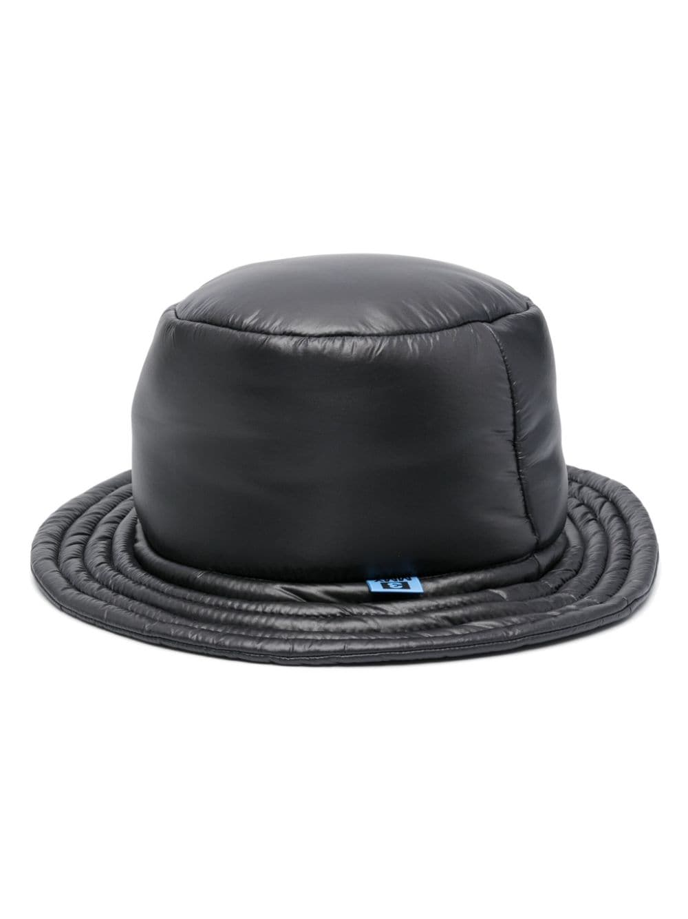 Maison Mihara Yasuhiro logo-patch padded bucket hat - Black von Maison Mihara Yasuhiro