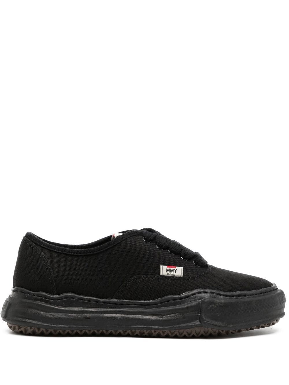 Maison Mihara Yasuhiro low-top canvas sneakers - Black von Maison Mihara Yasuhiro