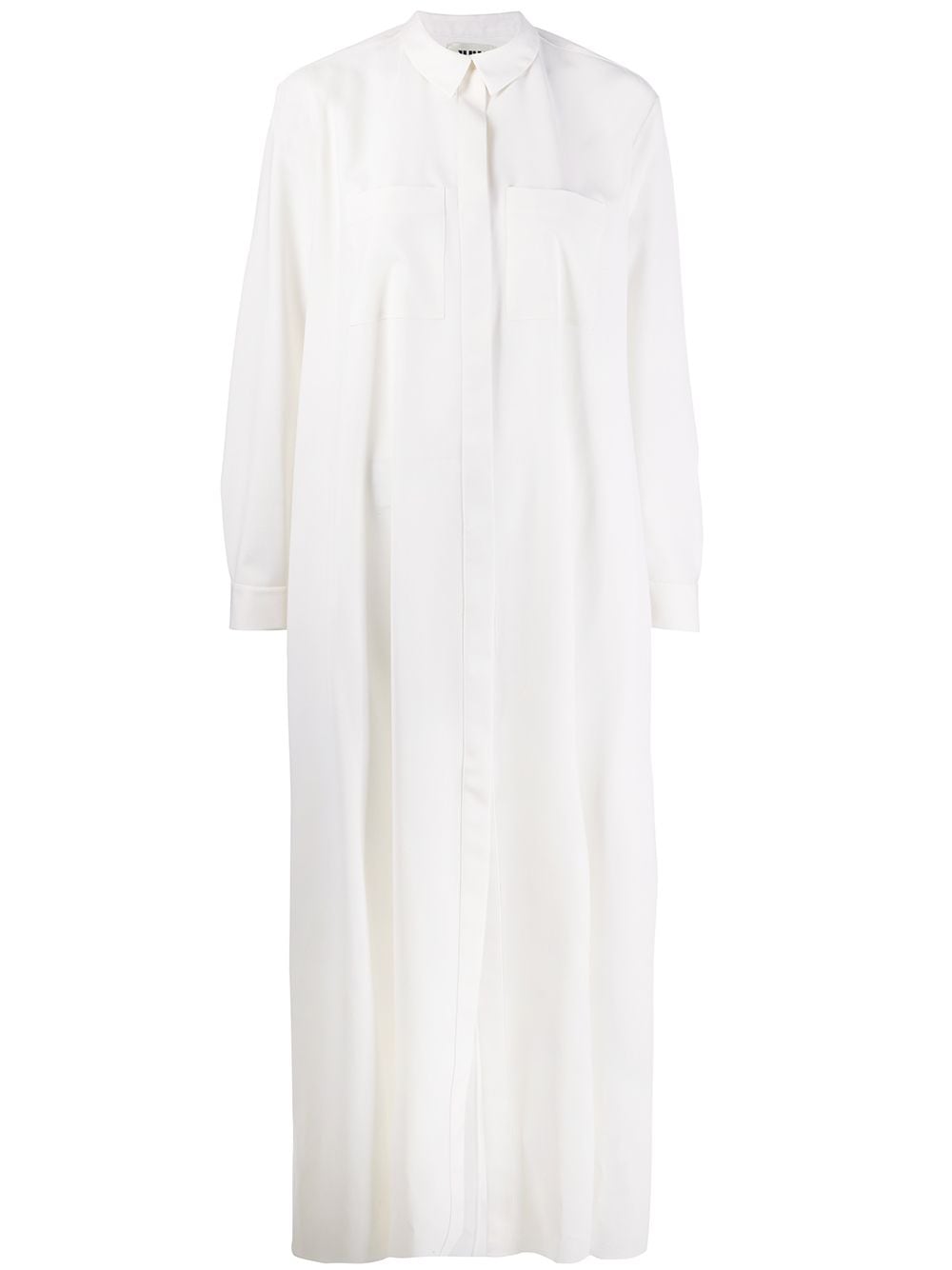 Maison Rabih Kayrouz chest pocket shirt dress - White von Maison Rabih Kayrouz