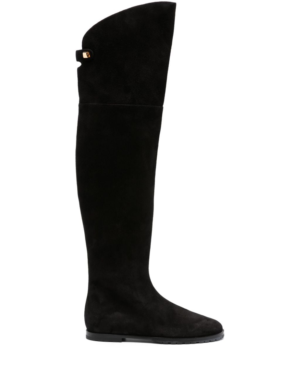 Maison Skorpios Stefania knee-high suede boots - Black von Maison Skorpios