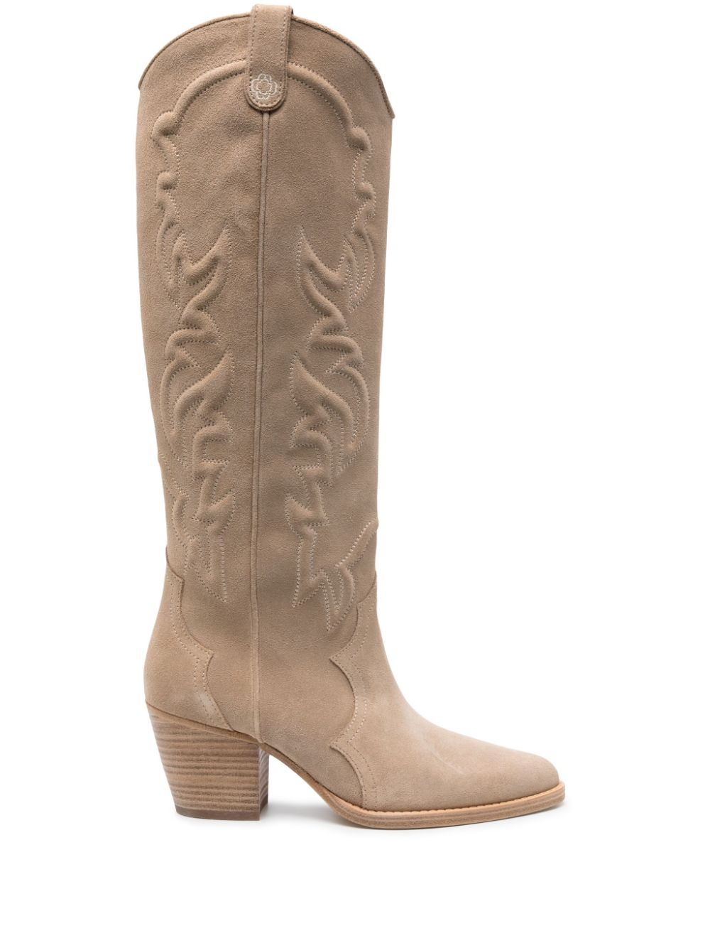 Maje 60mm suede boots - Neutrals von Maje