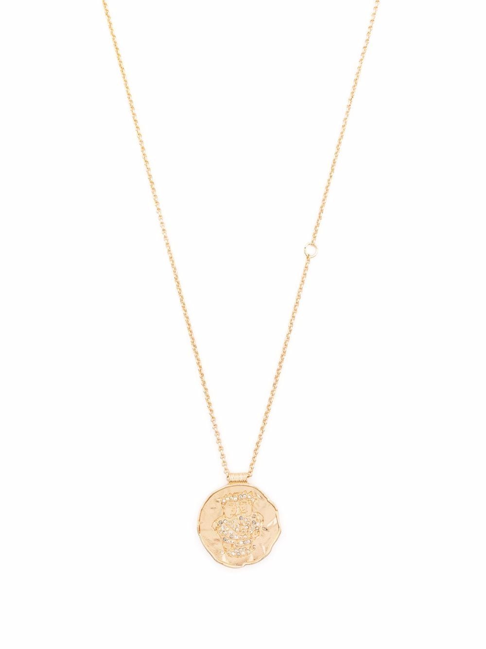 Maje Zodiac Medal pendant necklace - Gold von Maje