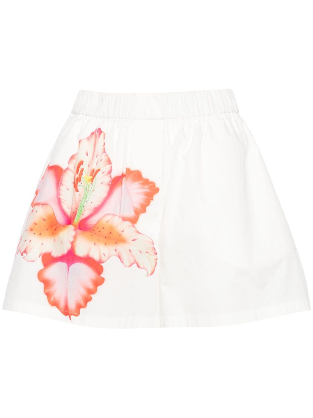 Maje Iajy floral-print shorts - White von Maje