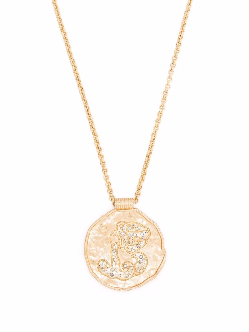 Maje Zodiac Medal pendant necklace - Gold von Maje