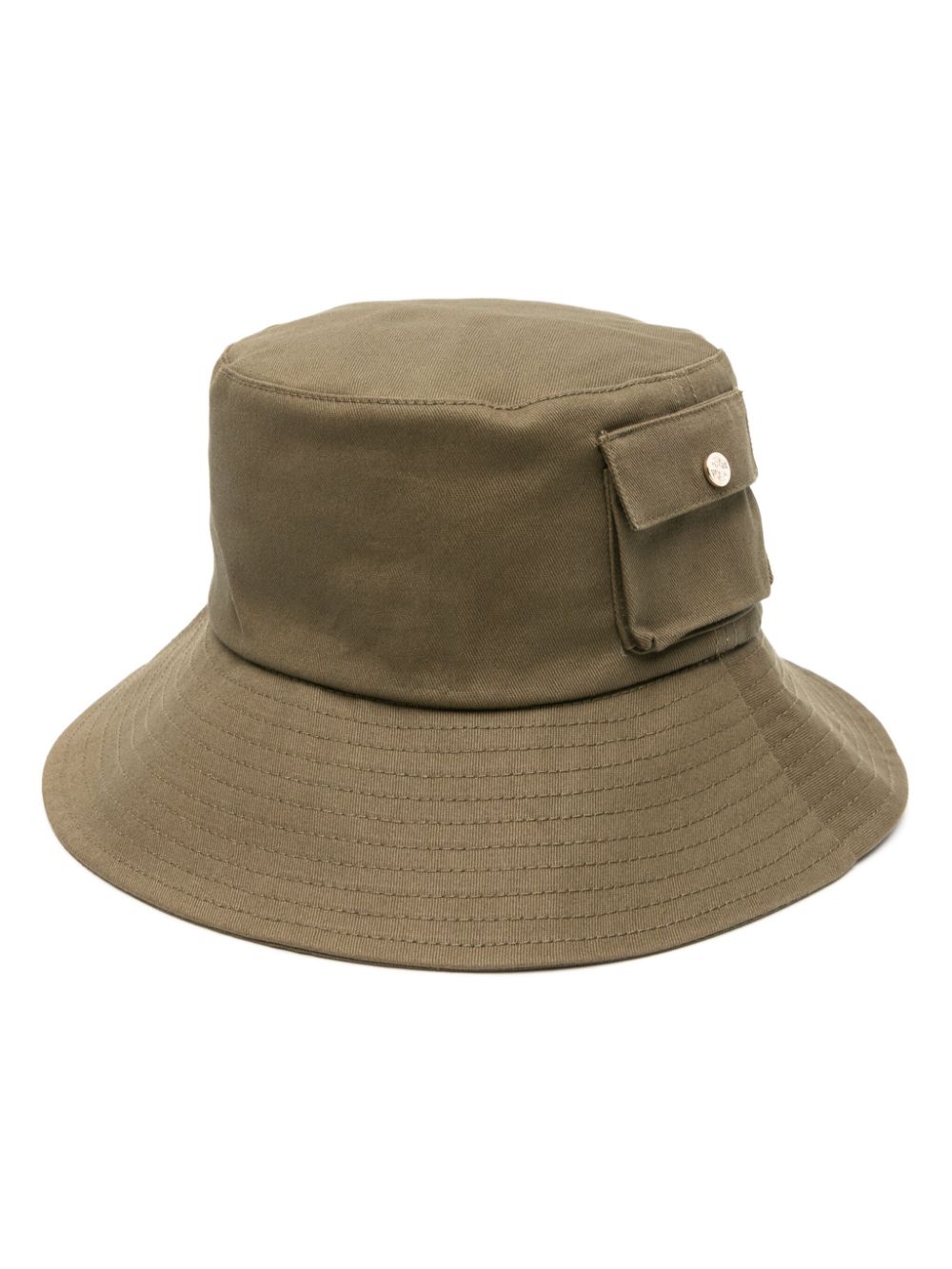 Maje cargo-pocket cotton bucket hat - Green von Maje