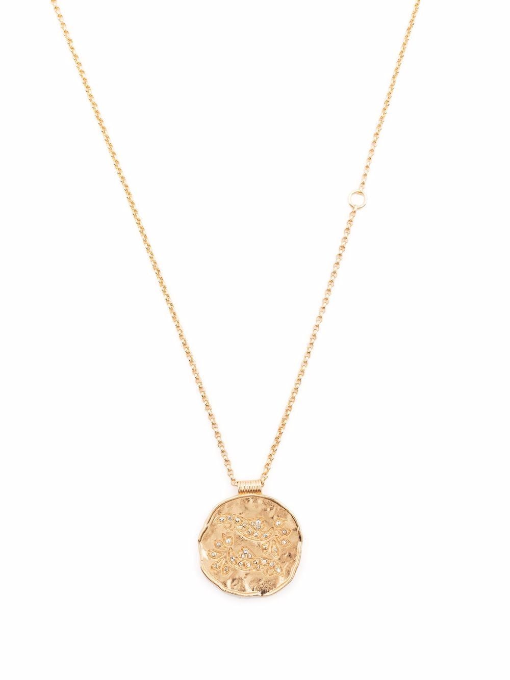 Maje Zodiac Medal pendant necklace - Gold von Maje