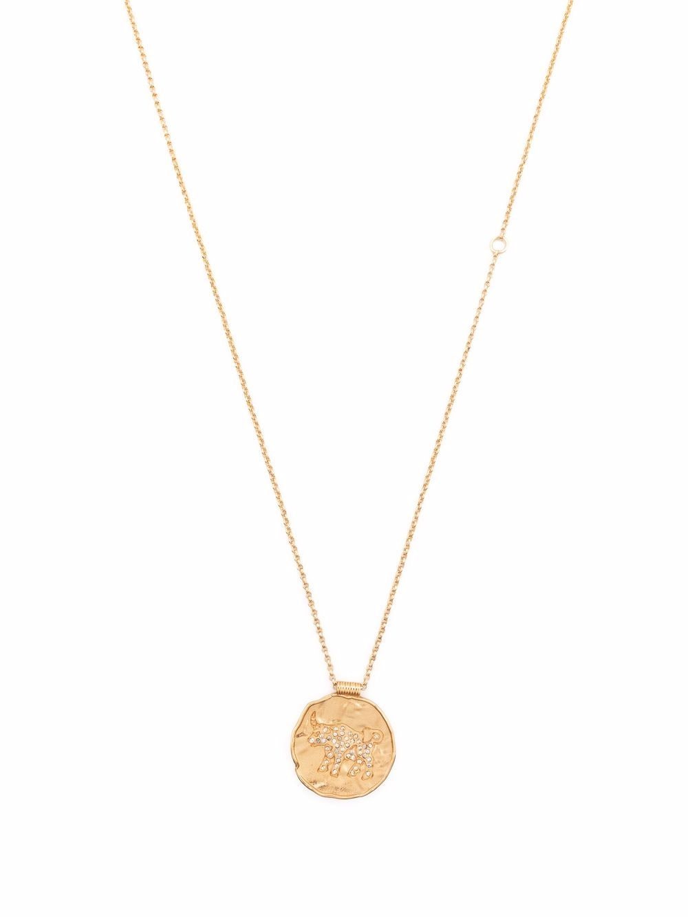 Maje Zodiac Medal pendant necklace - Gold von Maje