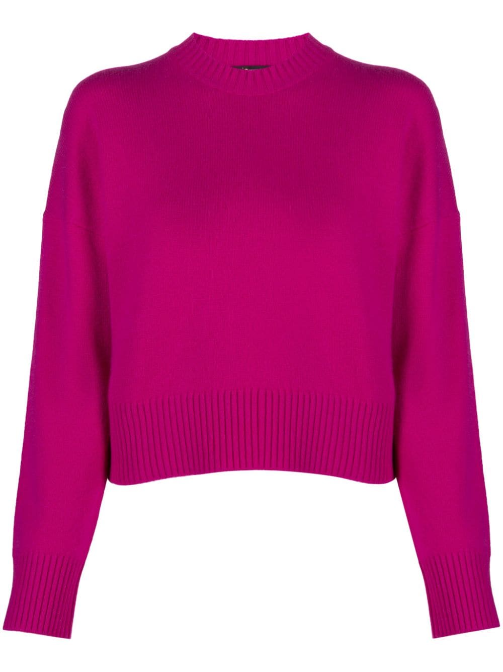 Maje drop-shoulder cashmere jumper - Pink von Maje