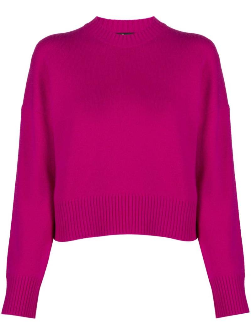 Maje drop-shoulder cashmere jumper - Pink von Maje