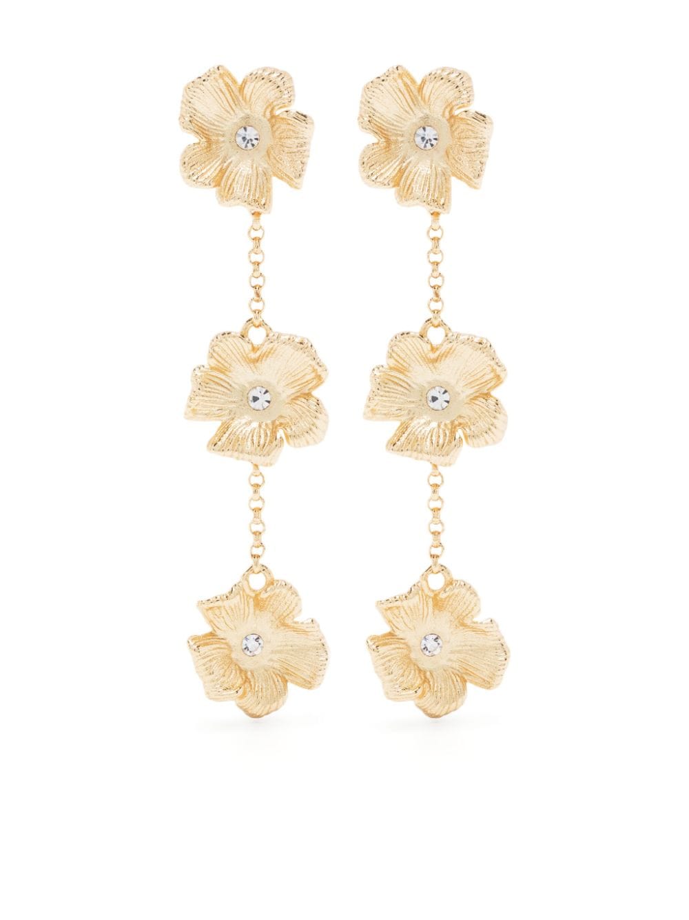 Maje floral-motif drop earrings - Gold von Maje