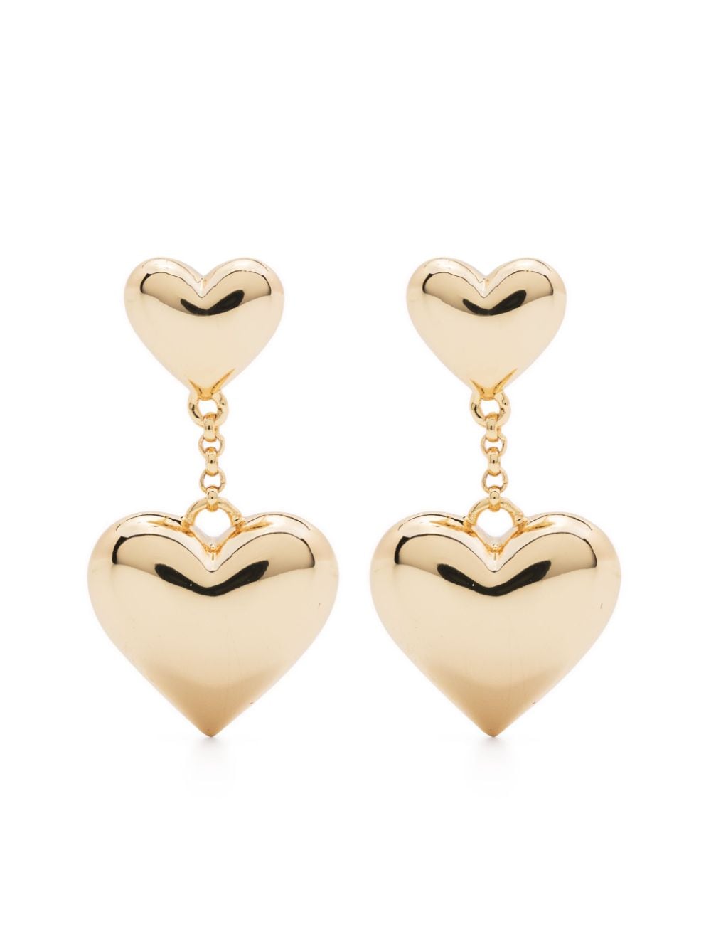 Maje heart-shaped drop earrings - Gold von Maje