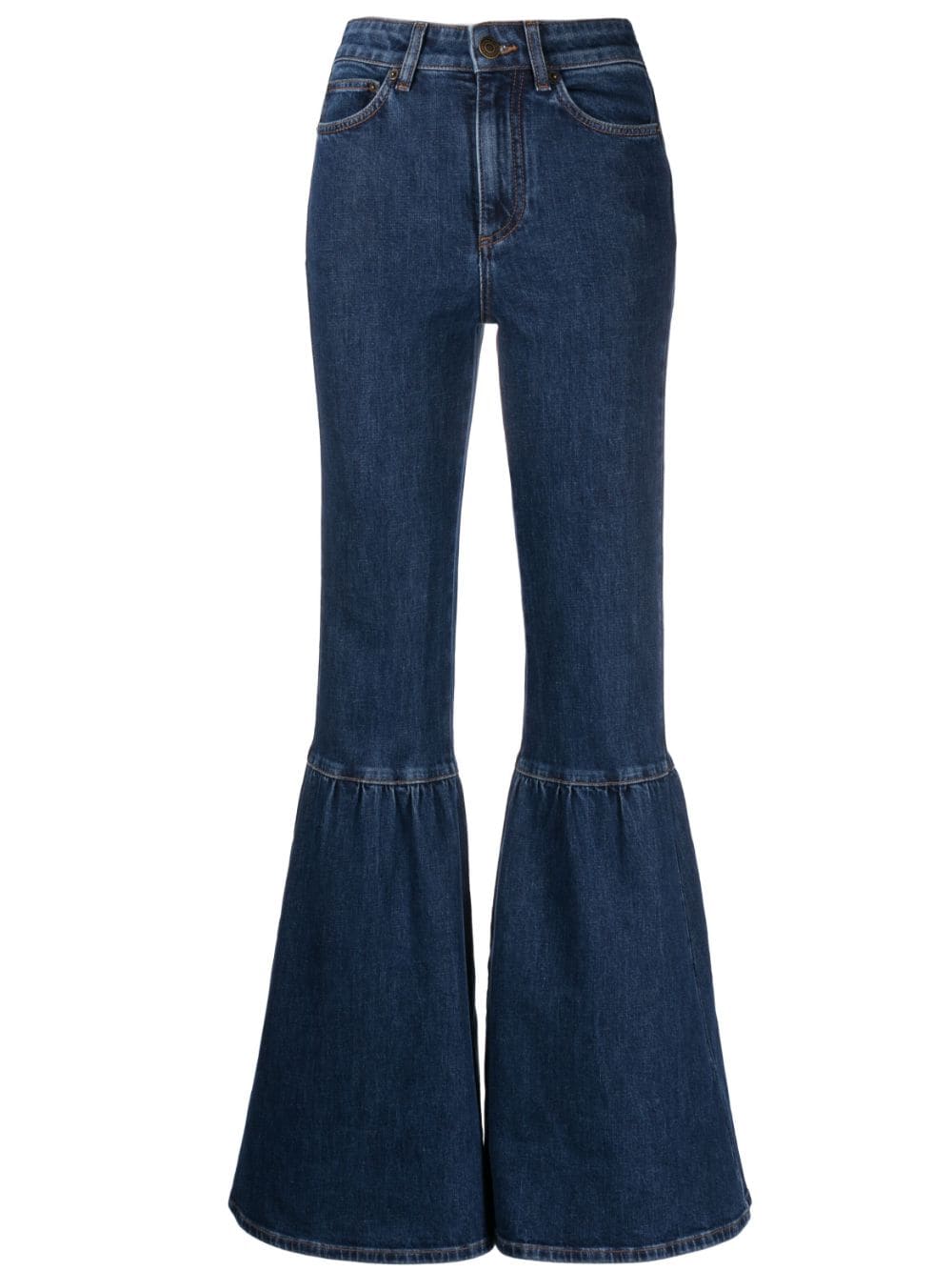 Maje high-rise flared jeans - Blue von Maje