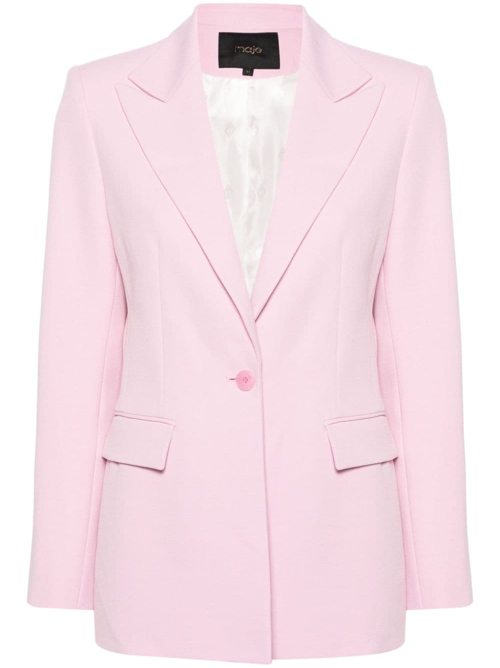 Maje peak-lapels single-breasted blazer - Pink von Maje