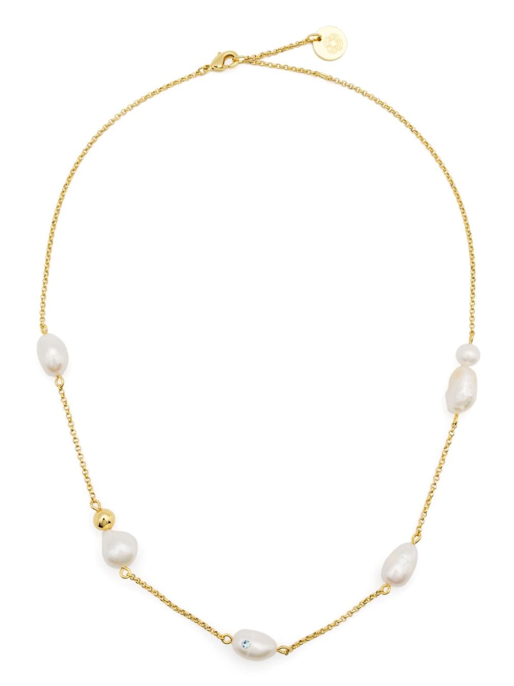 Maje pearl-embellished necklace - Gold von Maje