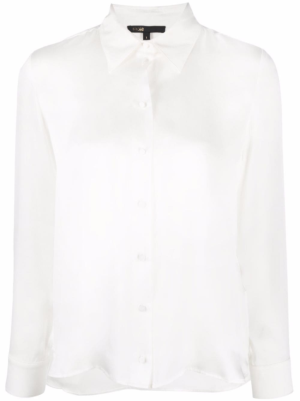 Maje silk button-up shirt - White von Maje