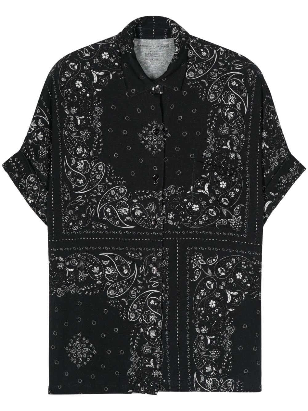 Majestic Filatures paisley-print shirt - Blue von Majestic Filatures