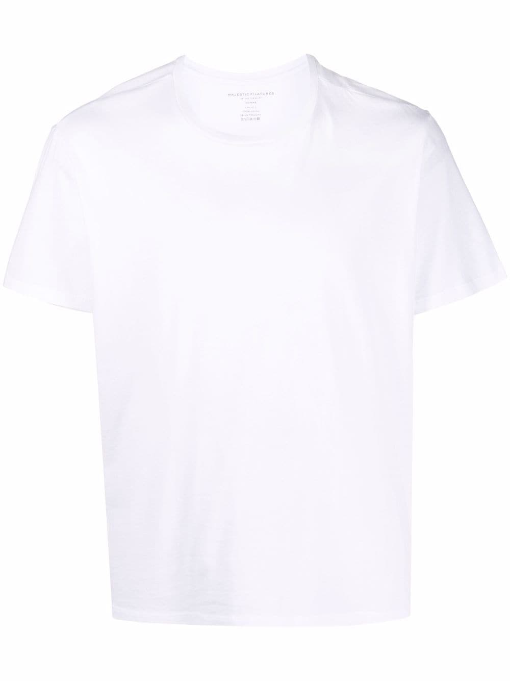 Majestic Filatures short-sleeve cotton T-shirt - White von Majestic Filatures