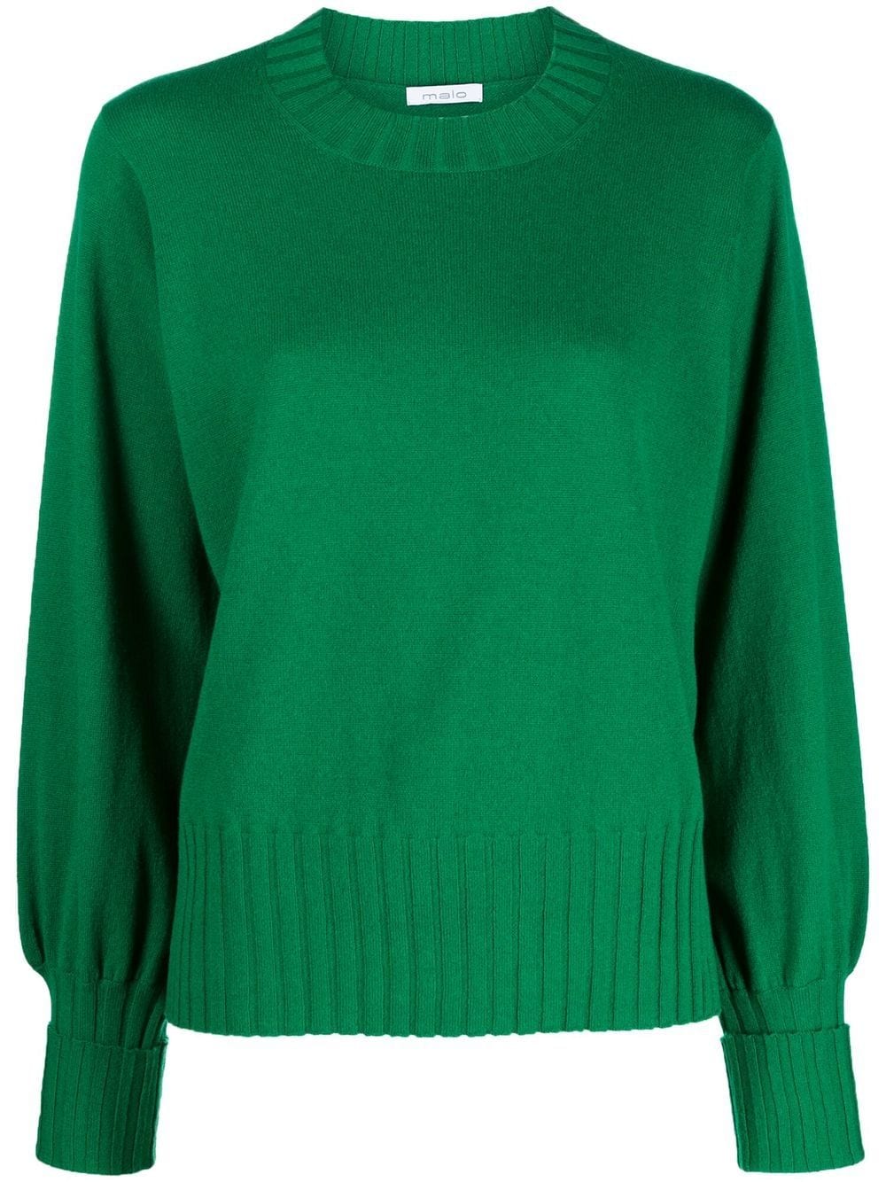 Malo crew-neck cashmere jumper - Green von Malo