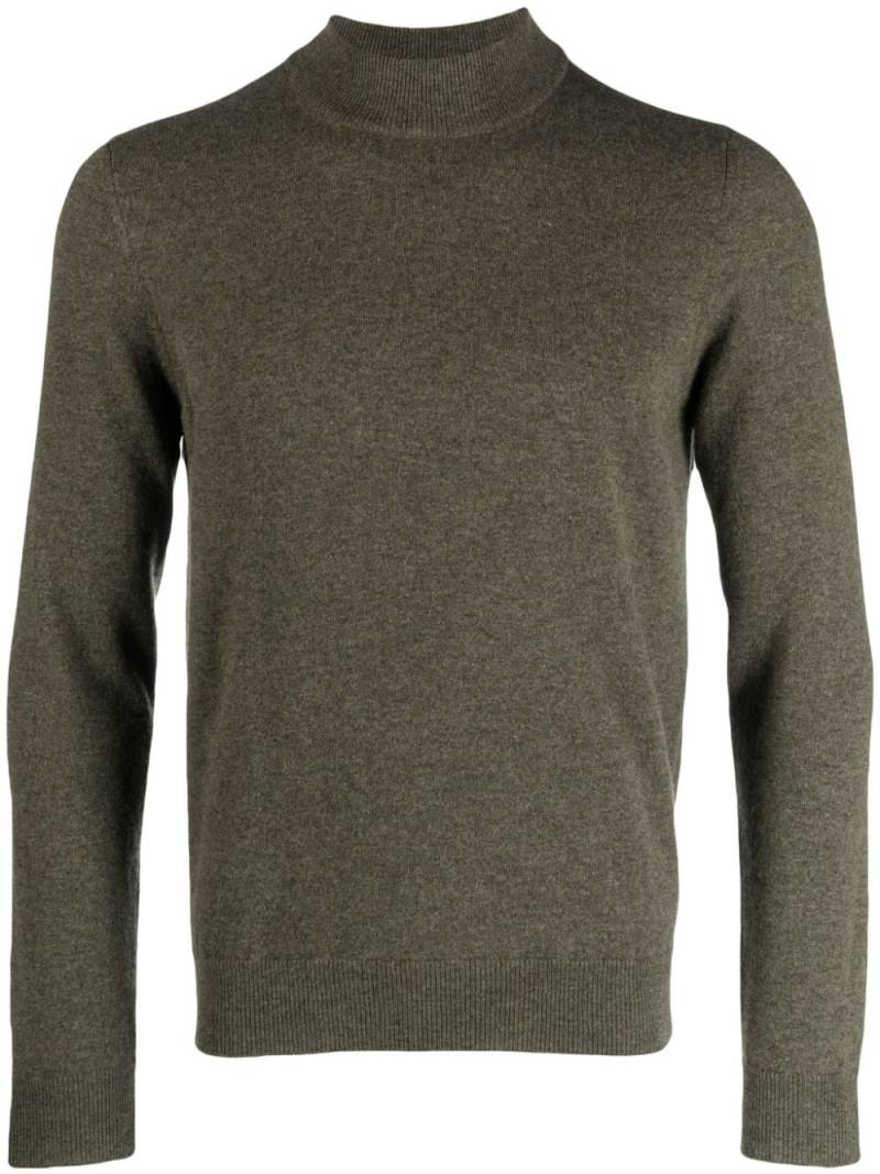 Malo mock-neck cashmere jumper - Green von Malo