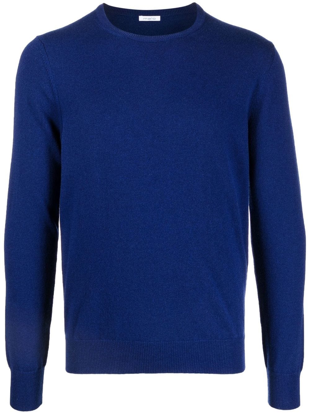 Malo round-neck knit jumper - Blue von Malo