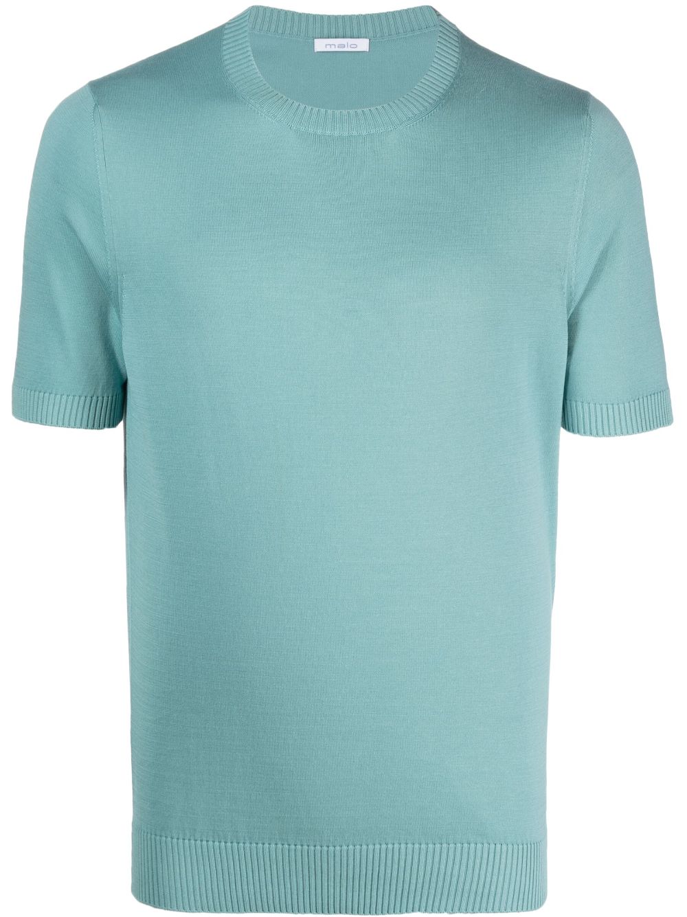 Malo short-sleeve cotton T-shirt - Blue von Malo