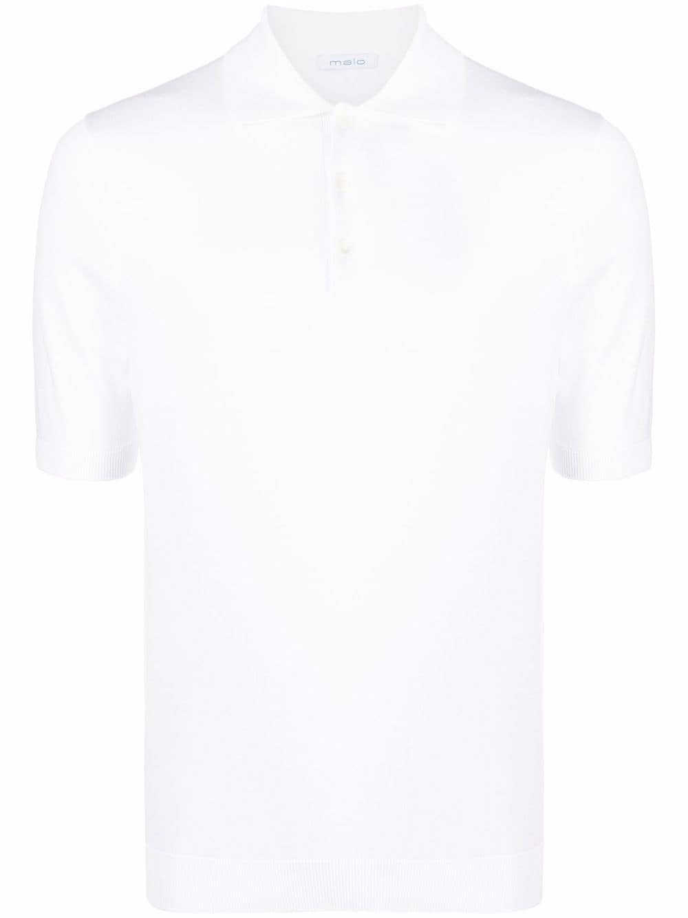 Malo short-sleeve polo shirt - White von Malo