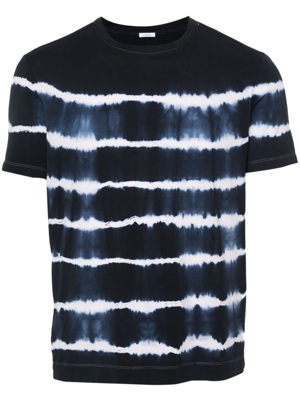 Malo tie-dye pattern T-shirt - Blue von Malo