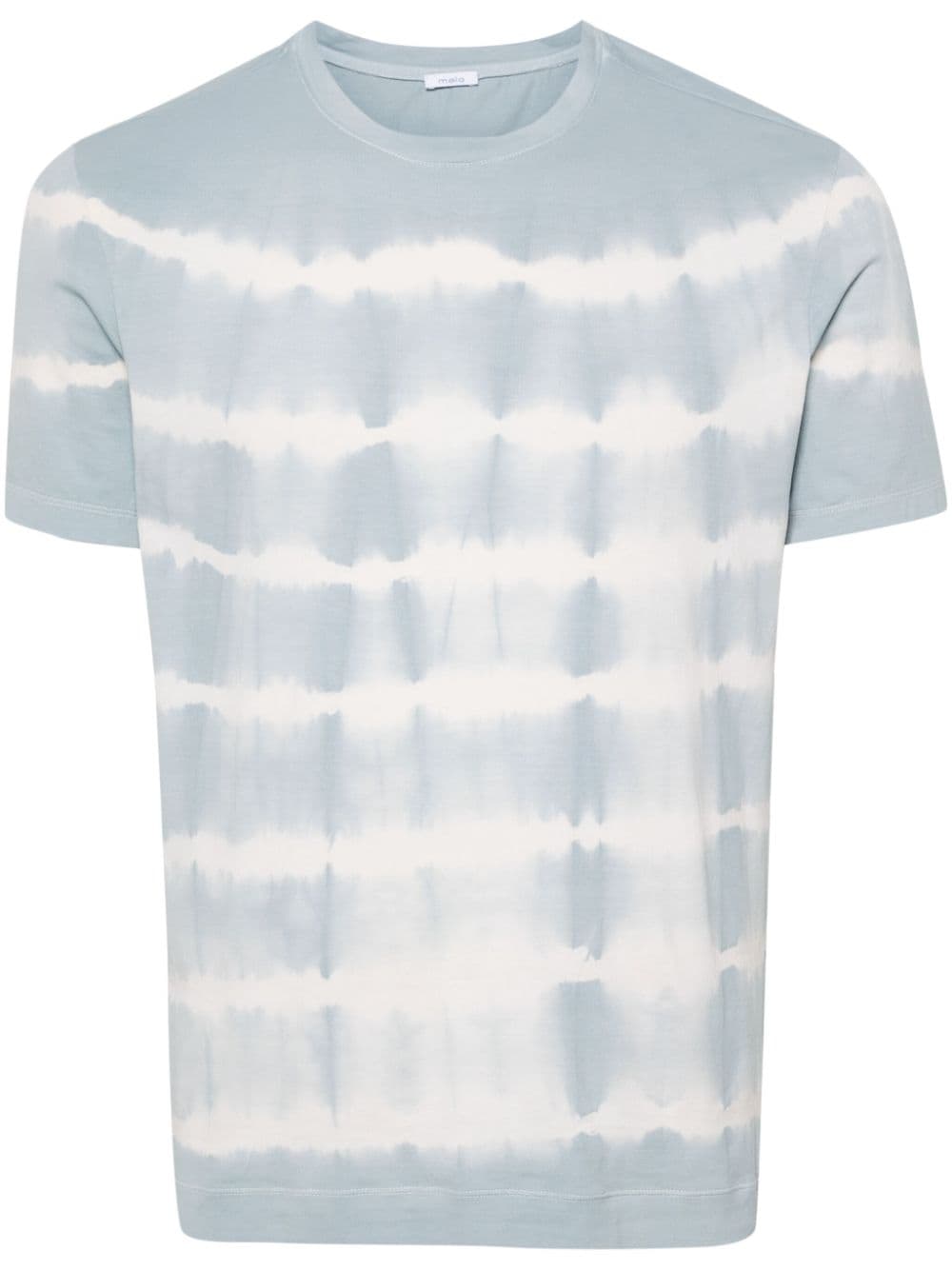 Malo tie-dye pattern T-shirt - Blue von Malo