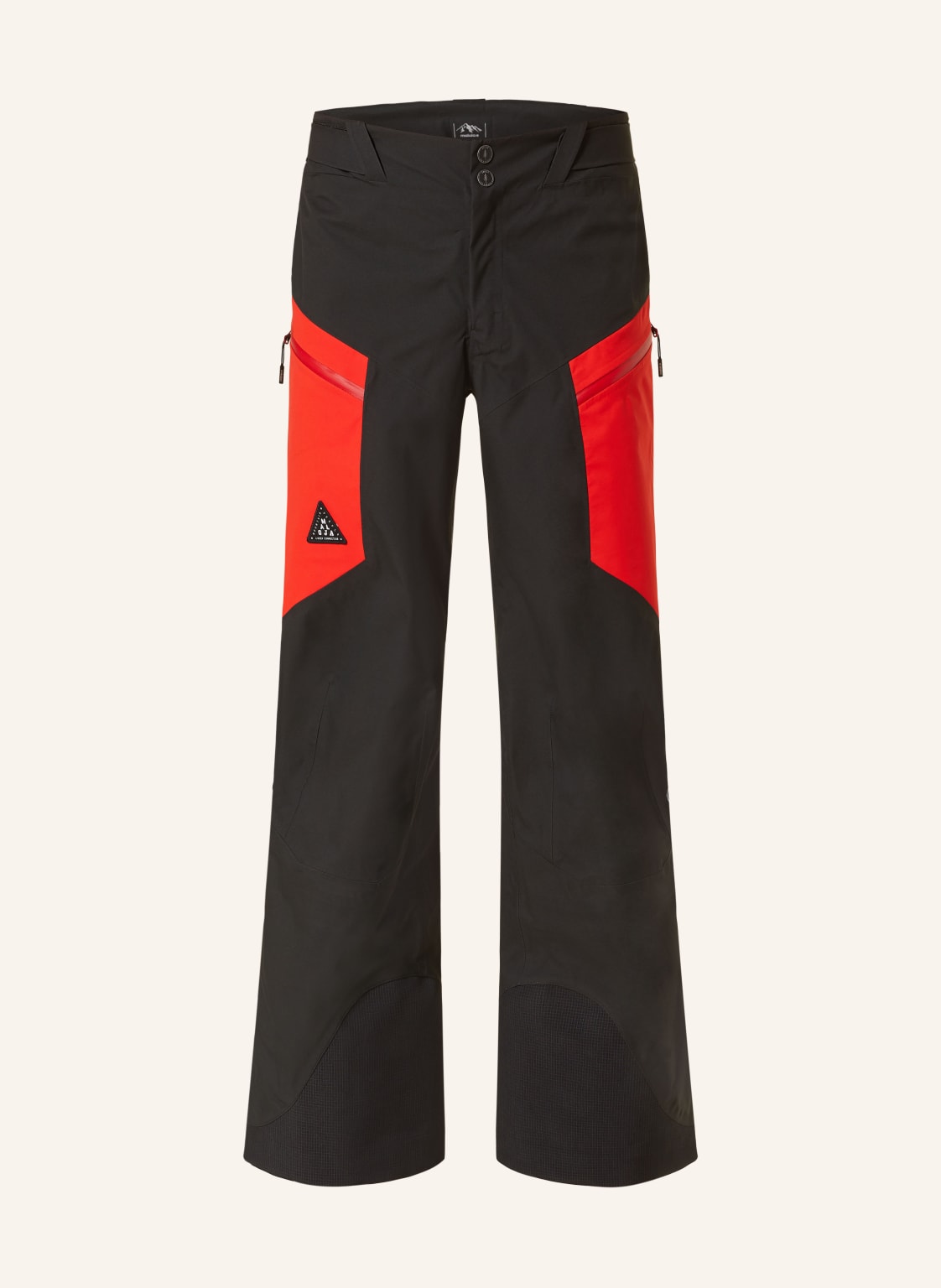 Maloja Hardshell-Skihose Tretm. schwarz von Maloja