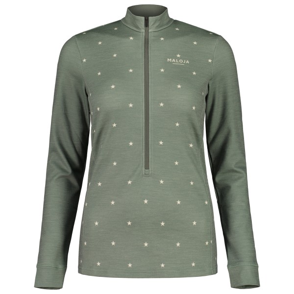 Maloja - Women's CopperbeechM. - Longsleeve Gr L oliv von Maloja