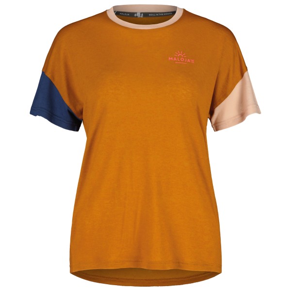 Maloja - Women's HongarM. Puzzle - Merinoshirt Gr M orange von Maloja