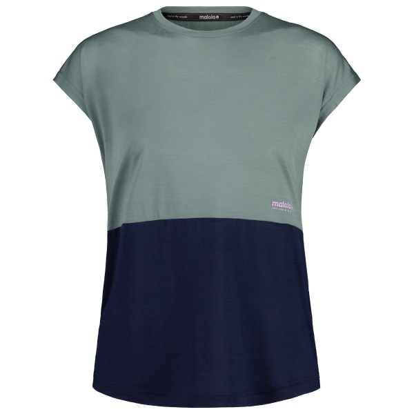 Maloja - Women's SchwarzenseeM. - Merinoshirt Gr XS blau/türkis von Maloja