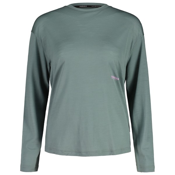 Maloja - Women's WiestalM. - Merinoshirt Gr M sage von Maloja