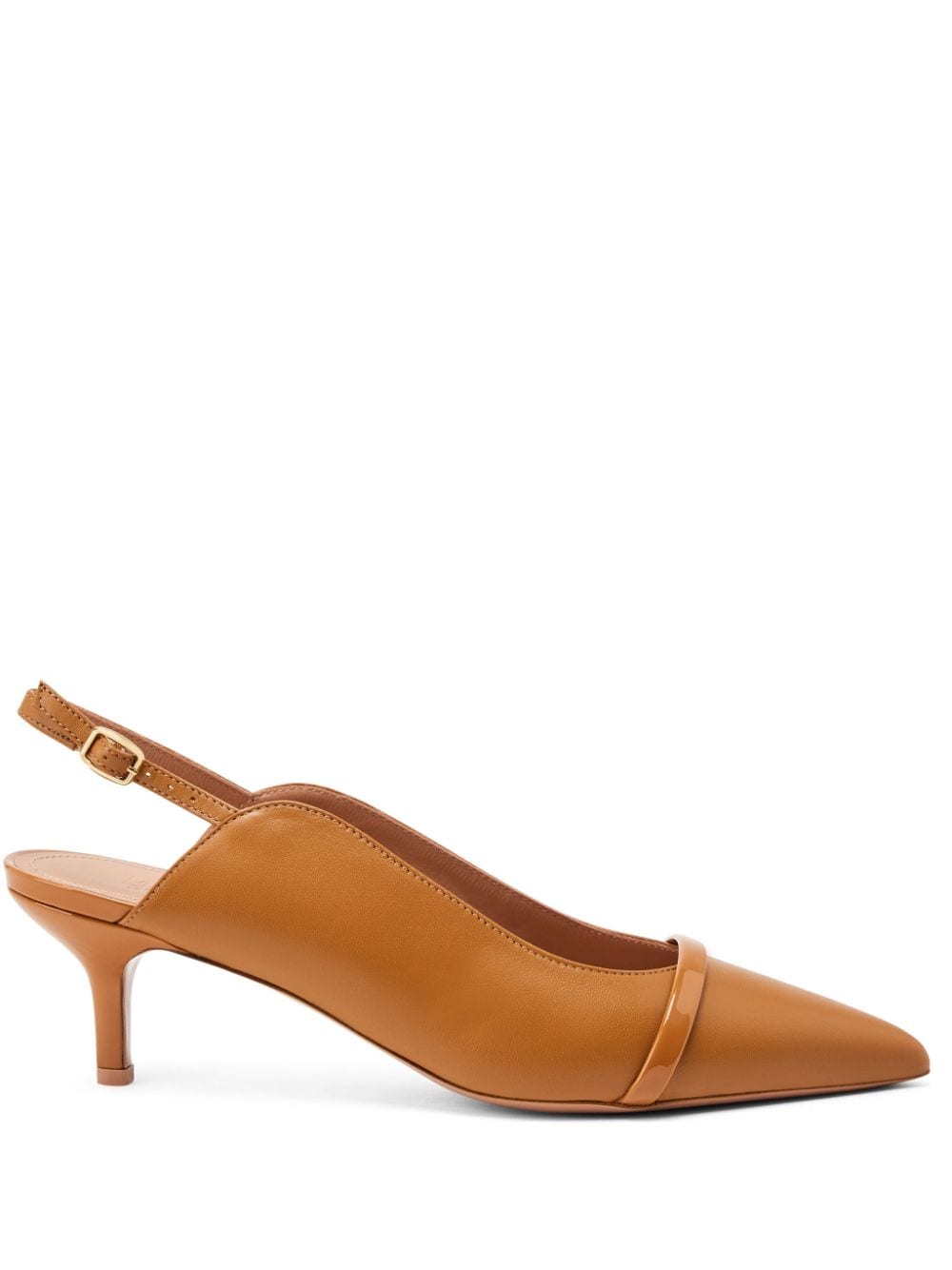 Malone Souliers 45mm Marion leather slingback pumps - Brown von Malone Souliers