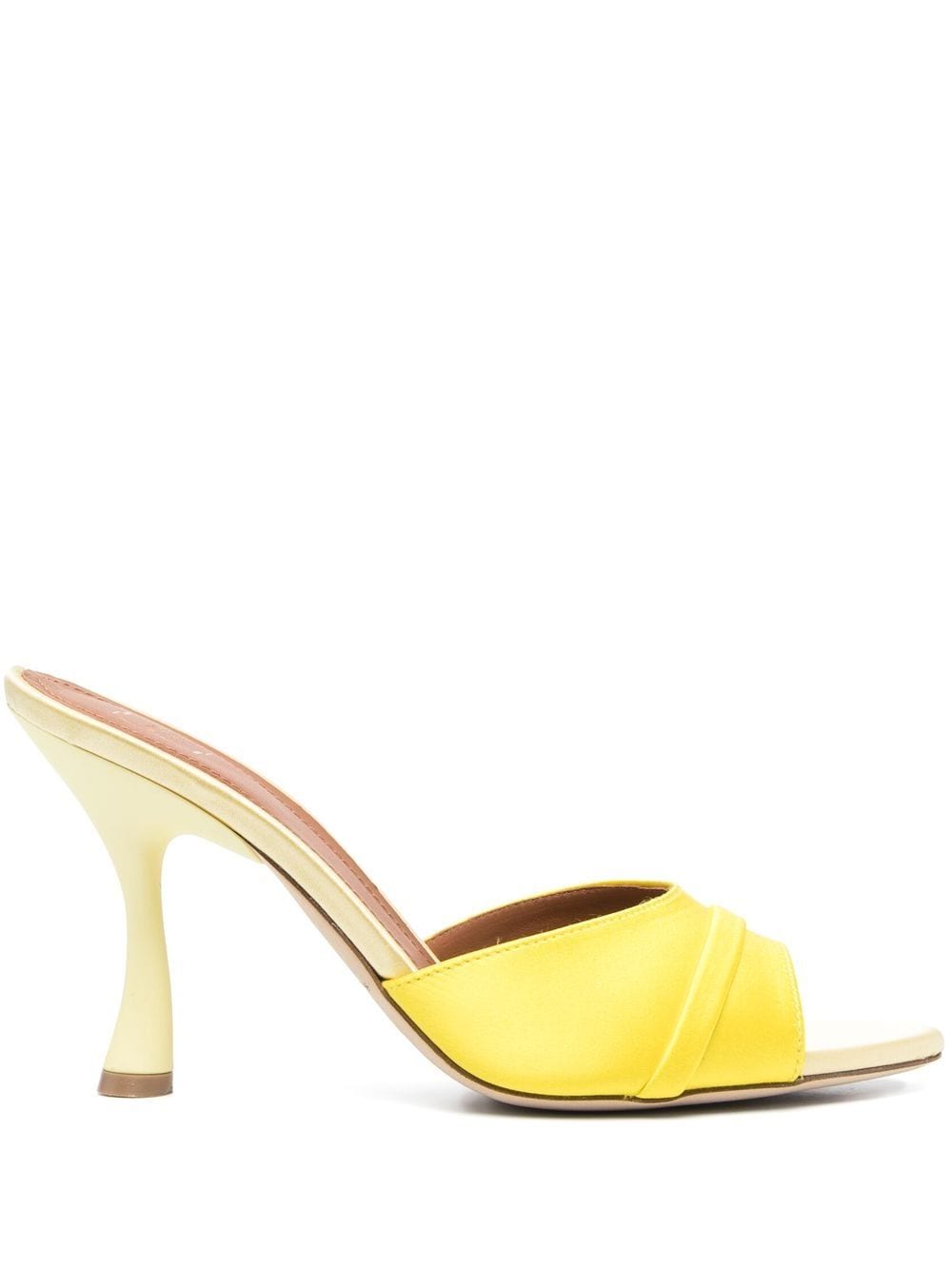 Malone Souliers 95mm sculpted heeled mules - Yellow von Malone Souliers