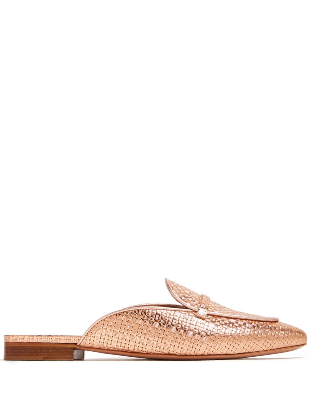 Malone Souliers Berto leather mules - Gold von Malone Souliers