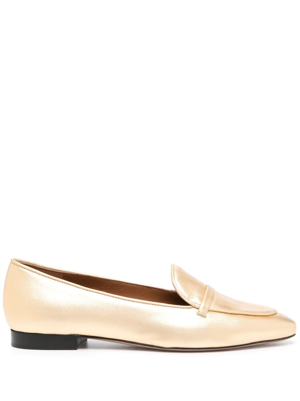 Malone Souliers Bruni metallic leather loafers - Gold von Malone Souliers