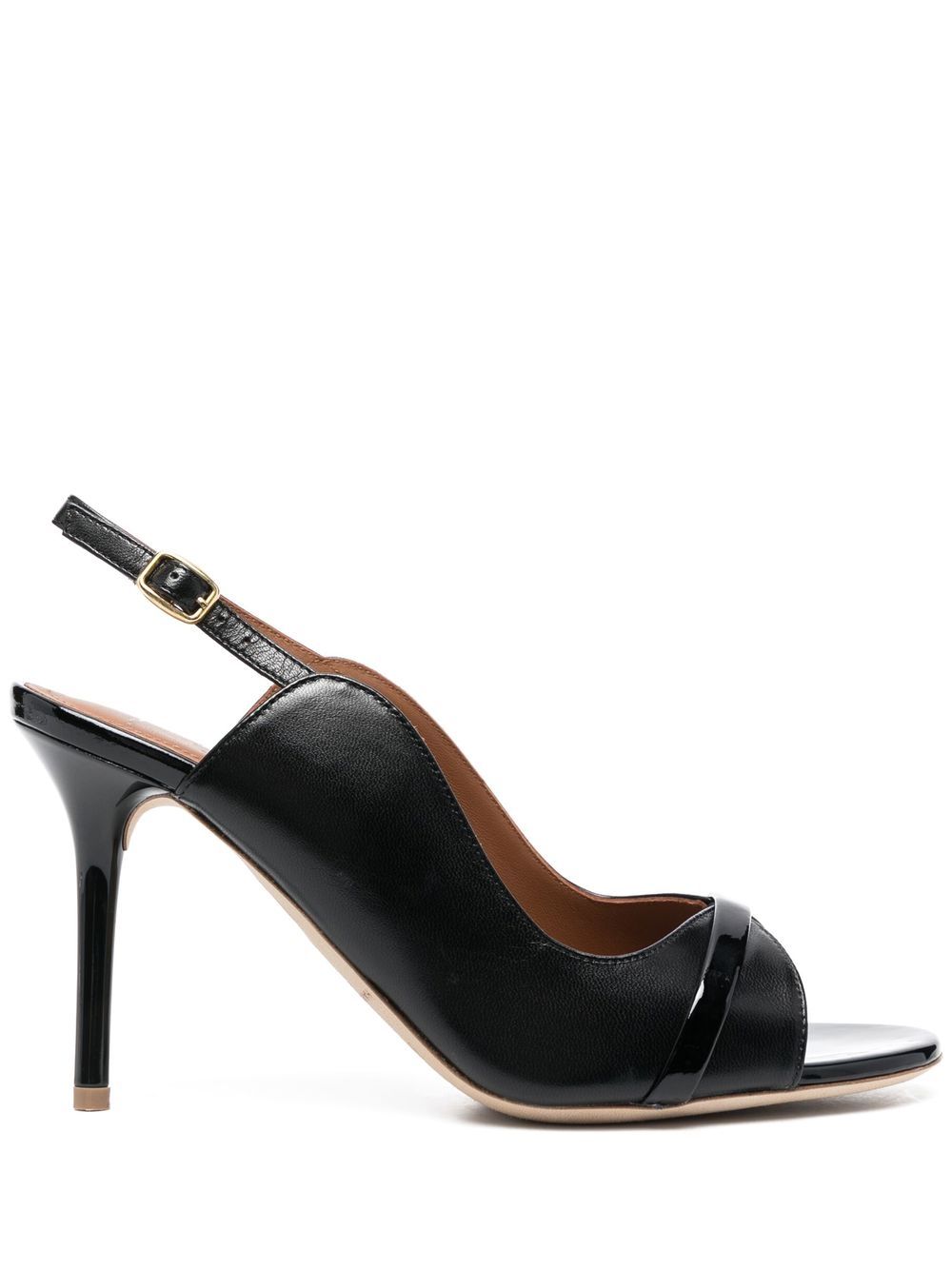 Malone Souliers Jenny 70mm slingback sandals - Black von Malone Souliers