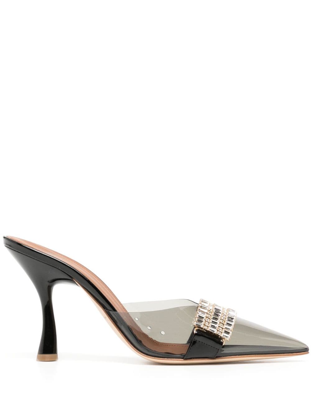 Malone Souliers Joelle 90mm leather mules - Grey von Malone Souliers