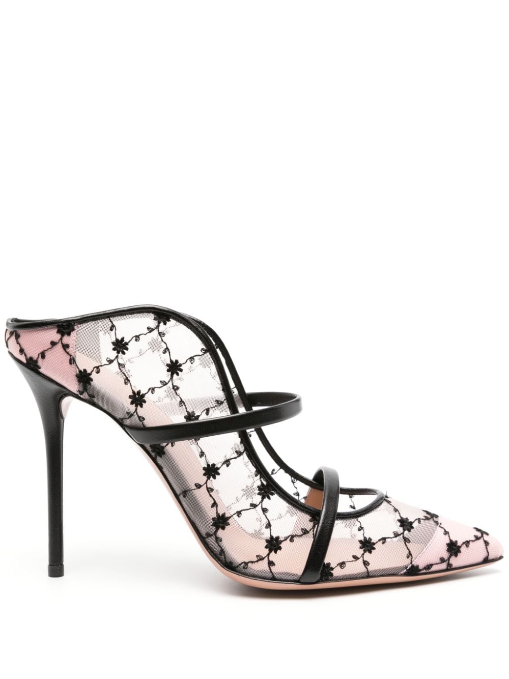 Malone Souliers Maureen 100mm leather mules - Pink von Malone Souliers