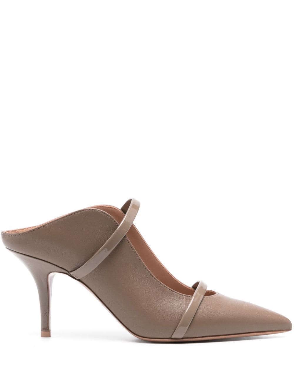 Malone Souliers Maureen 70mm leather mules - Neutrals von Malone Souliers