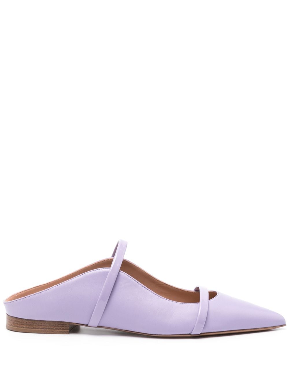 Malone Souliers Maureen leather flat mules - Purple von Malone Souliers