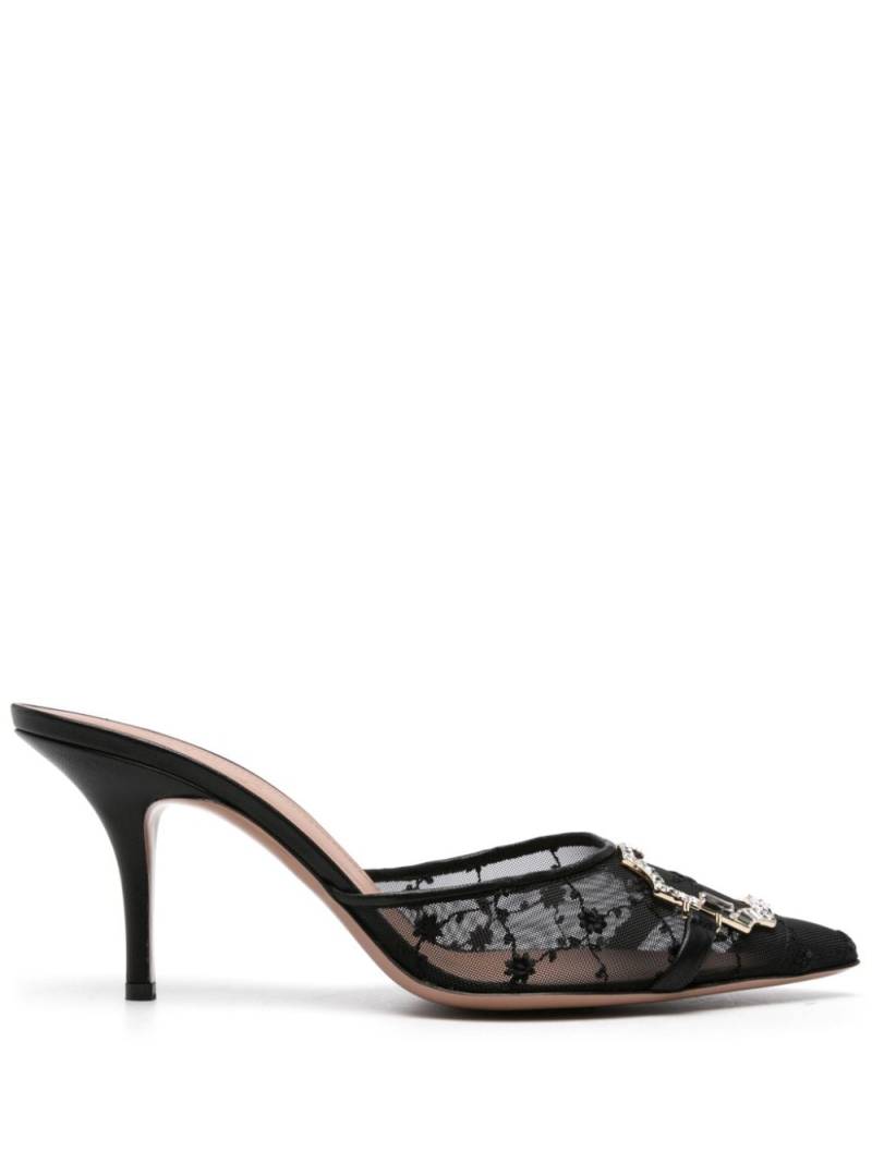 Malone Souliers Missy 70mm mesh mules - Black von Malone Souliers