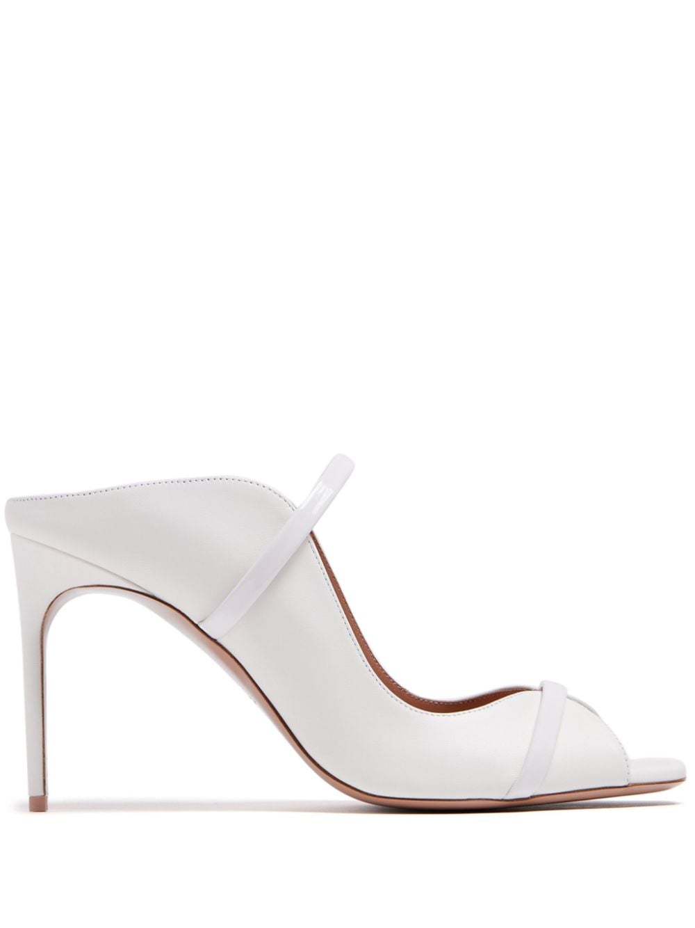Malone Souliers Noah 90mm leather mules - White von Malone Souliers