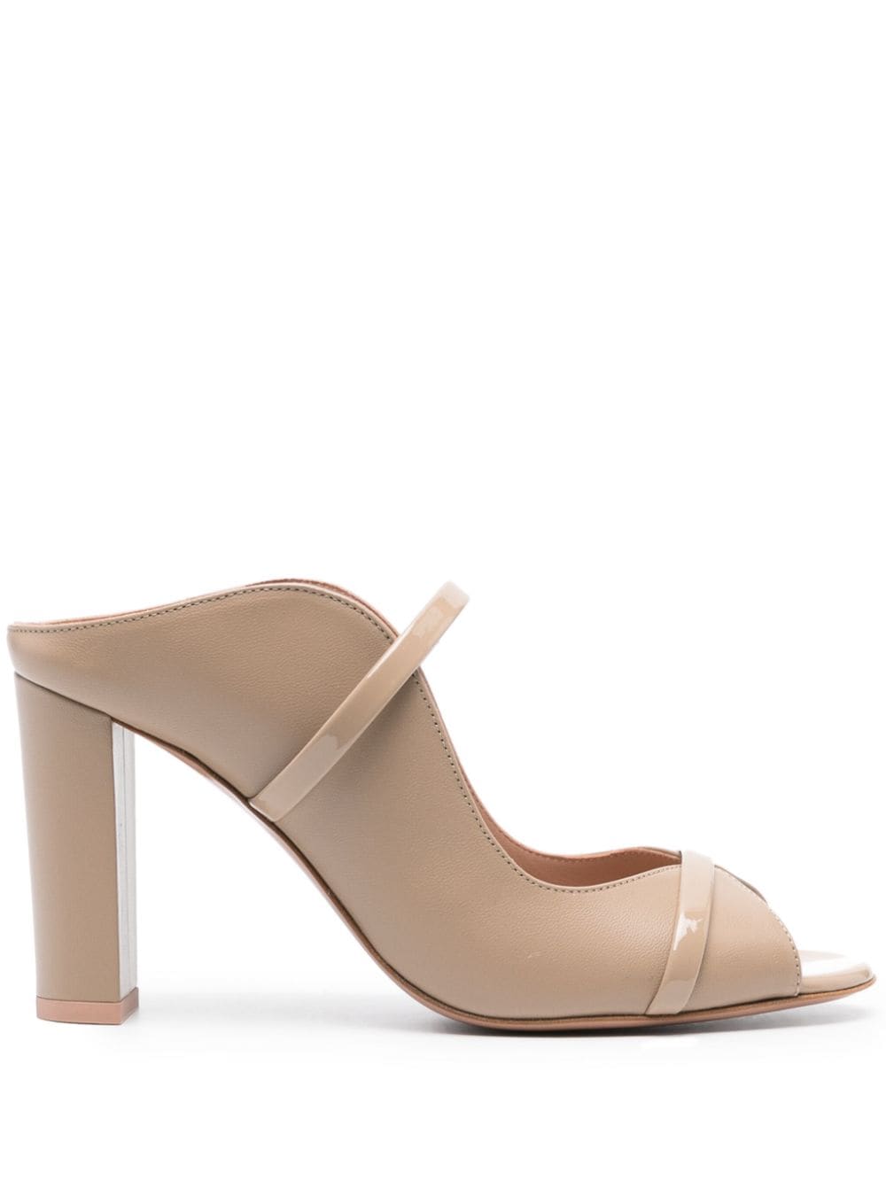 Malone Souliers Norah 85mm leather mules - Neutrals von Malone Souliers