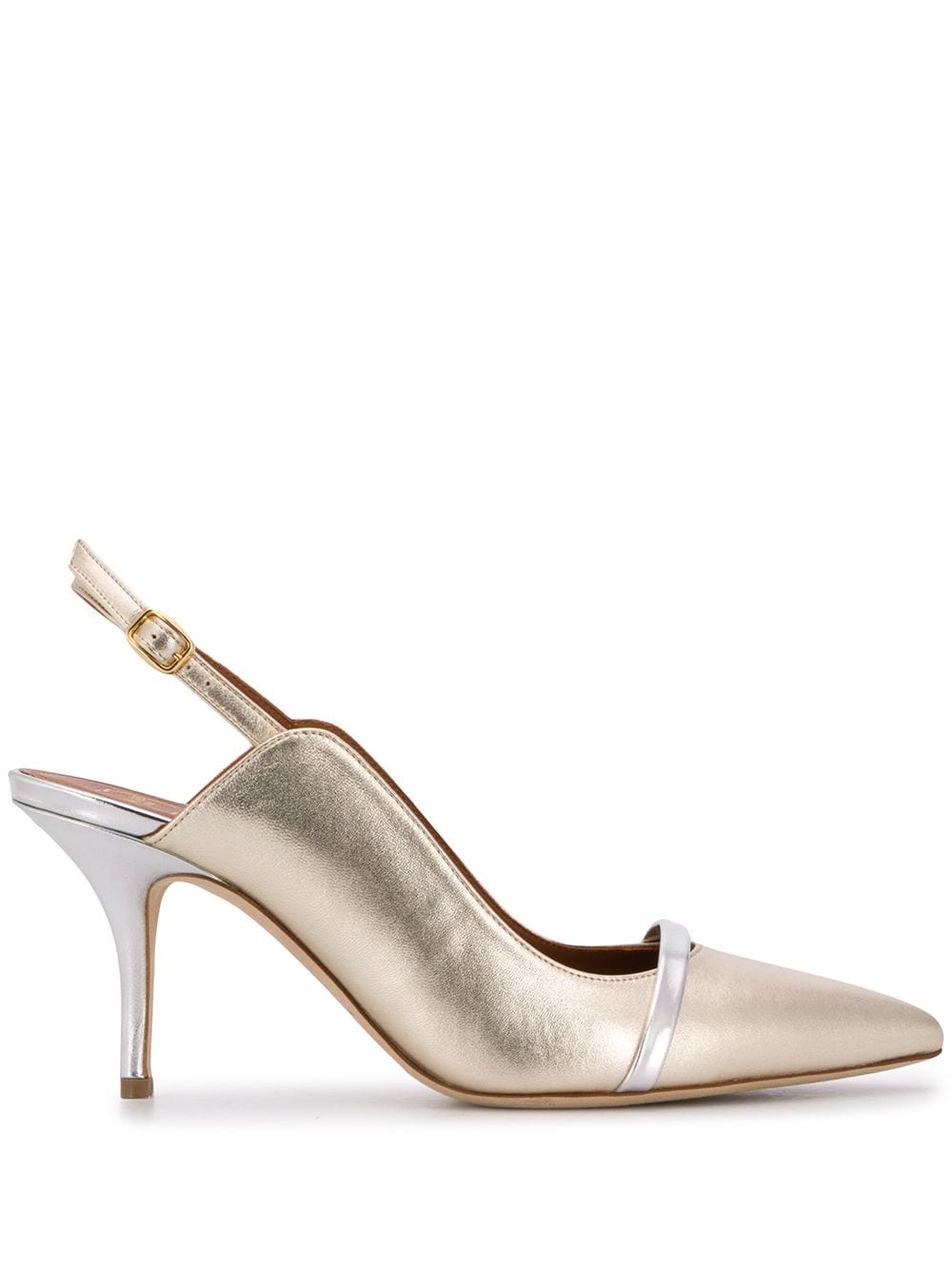 Malone Souliers pointed toe heels - Silver von Malone Souliers