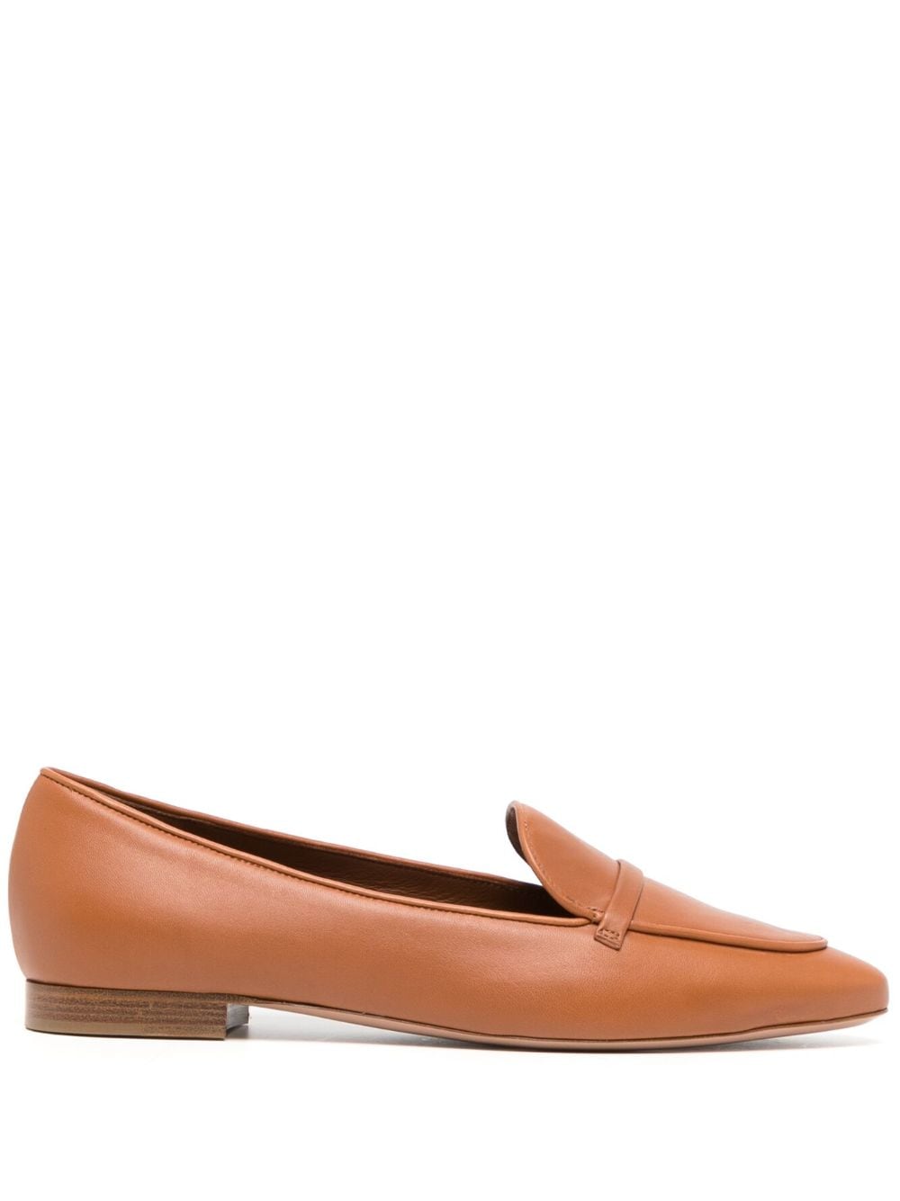 Malone Souliers pointed-toe leather loafers - Brown von Malone Souliers